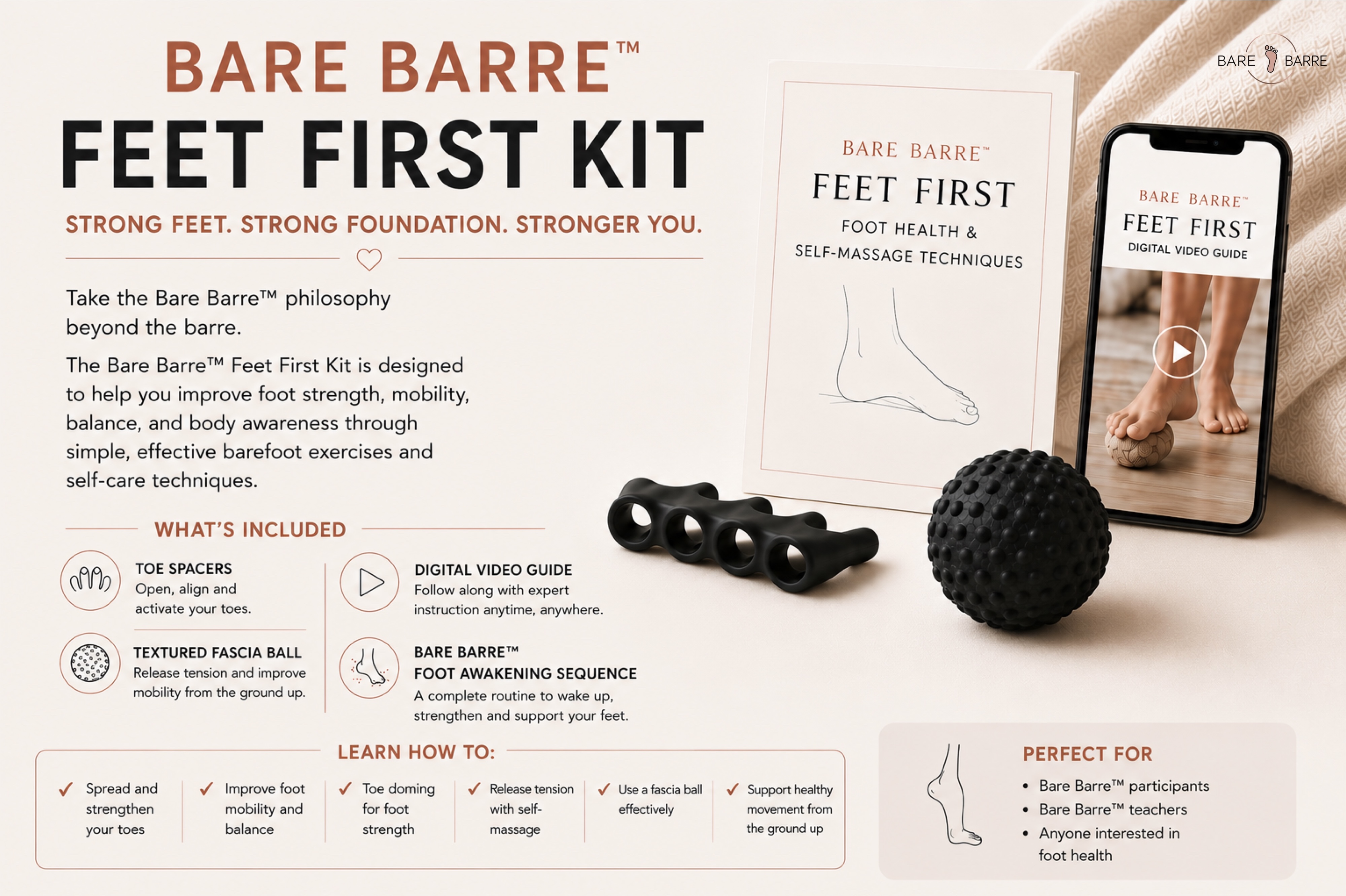 Bare Barre Feet First Kit